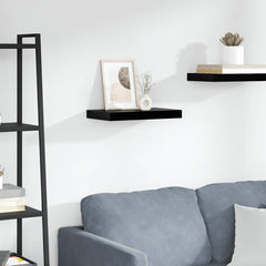 Wall Shelf High gloss black Honeycomb MDF, metal Medium