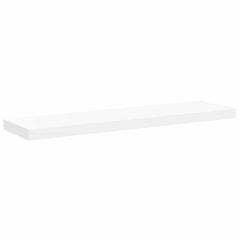 Wall Shelf White Honeycomb MDF 35.4 x 9.3 x 1.5 in Wall mounting