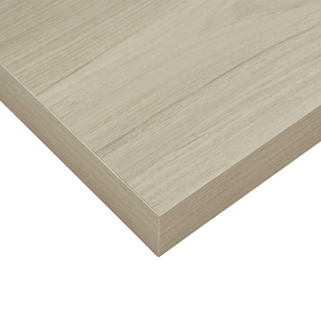 Wall Shelf Set of 4 Oak Honeycomb MDF, metal Small – Bostome