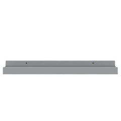 Frame Ledge Shelf Set of 2 Gray MDF Small Wall mounting