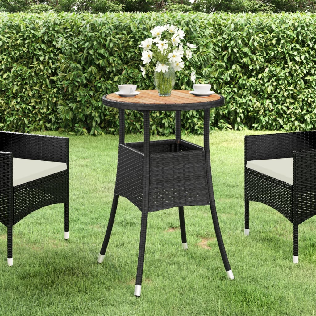 Garden Table Black