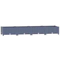 Raised Bed Blue grey Polypropylene Medium Durable Raised Bed