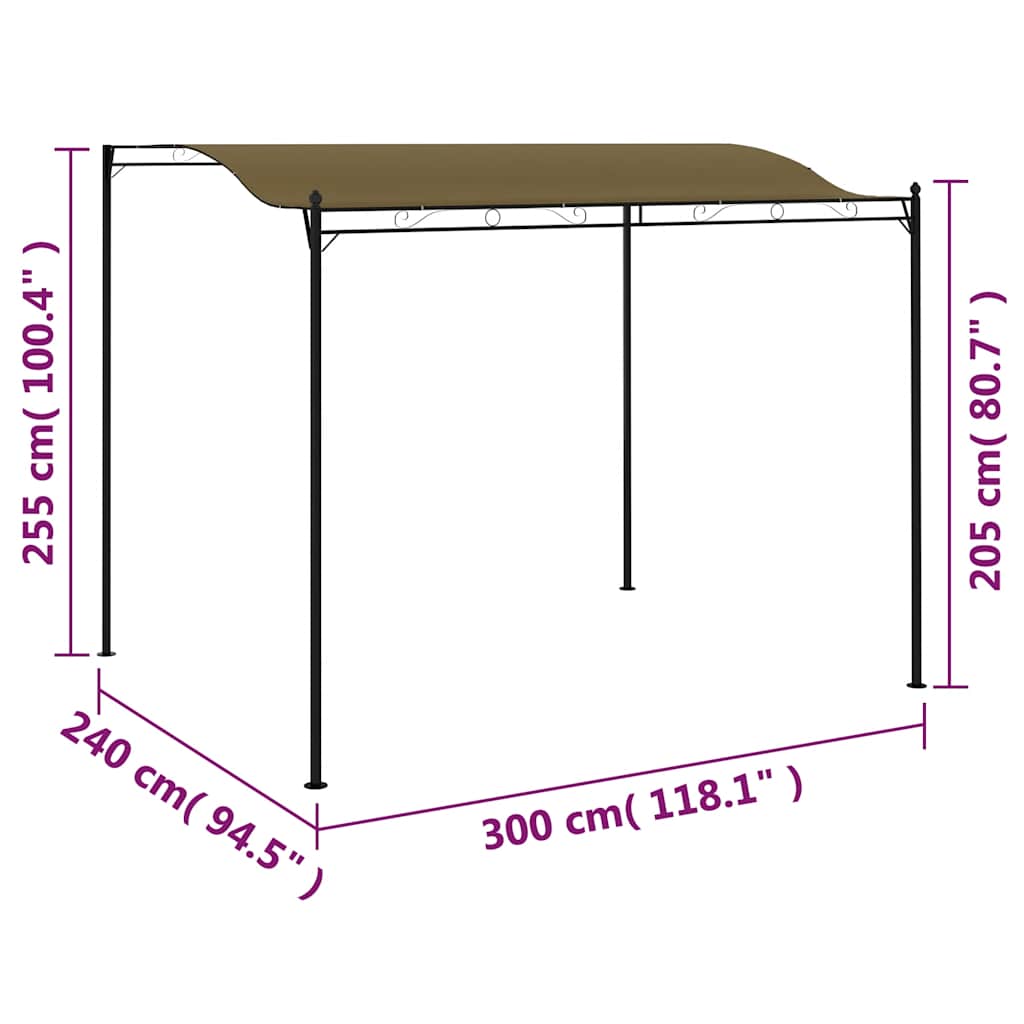 Sunshade Awning 9.8'x7.9' Taupe 0.6 oz/ft??