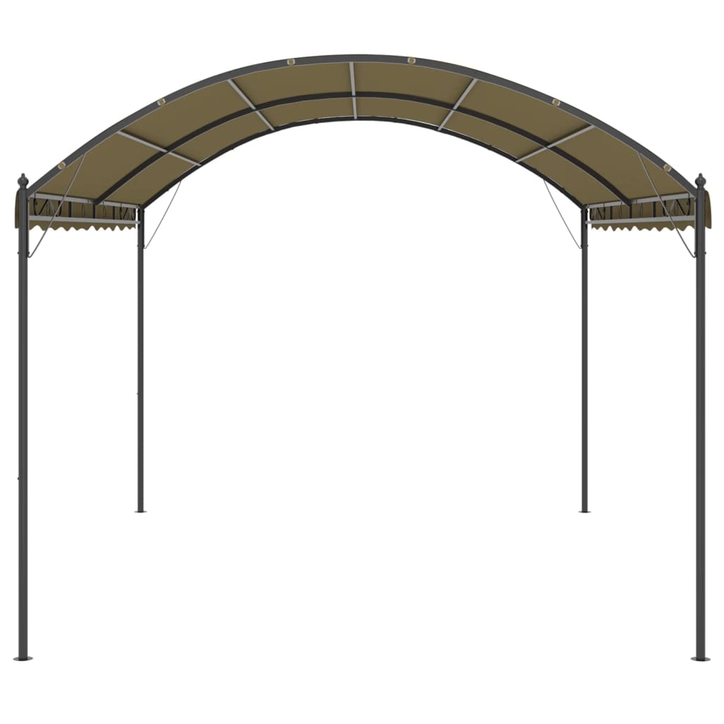 Gazebo 13.1'x9.8'x8.5' Taupe 0.6 oz/ft??
