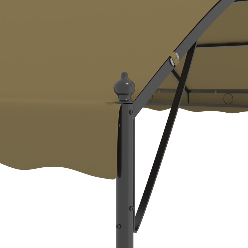 Gazebo 13.1'x9.8'x8.5' Taupe 0.6 oz/ft??