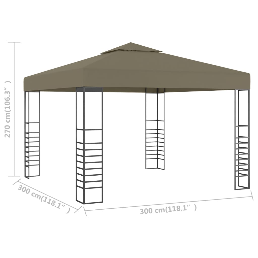 Garden Marquee 9.8'x9.8' Taupe 0.6 oz/ft??