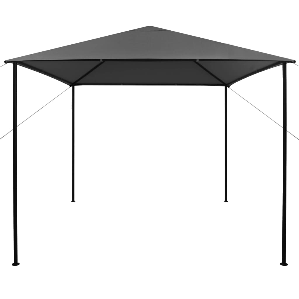 Gazebo 9.8'x9.8' Anthracite Fabric and Steel 0.6 oz/ft??