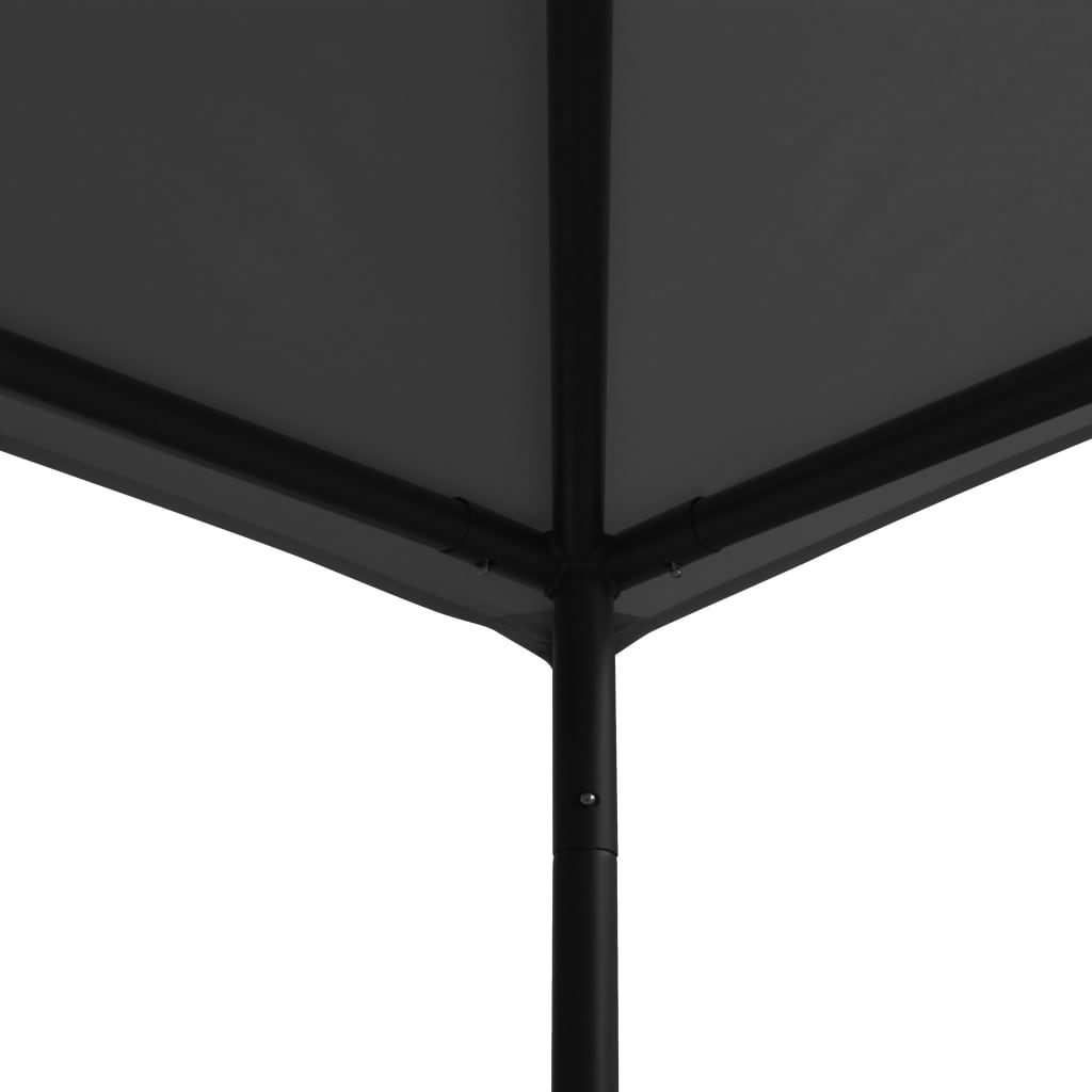Gazebo 9.8'x9.8' Anthracite Fabric and Steel 0.6 oz/ft??