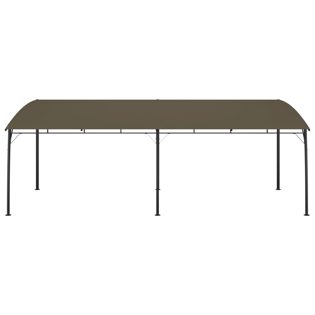Garden Sunshade Awning 19.7'x9.8'x8.4' Taupe