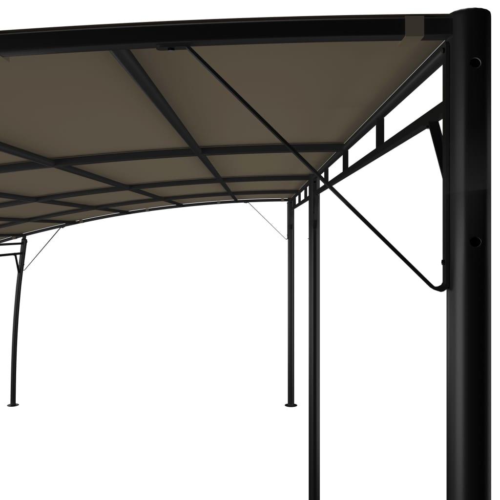 Garden Sunshade Awning 19.7'x9.8'x8.4' Taupe