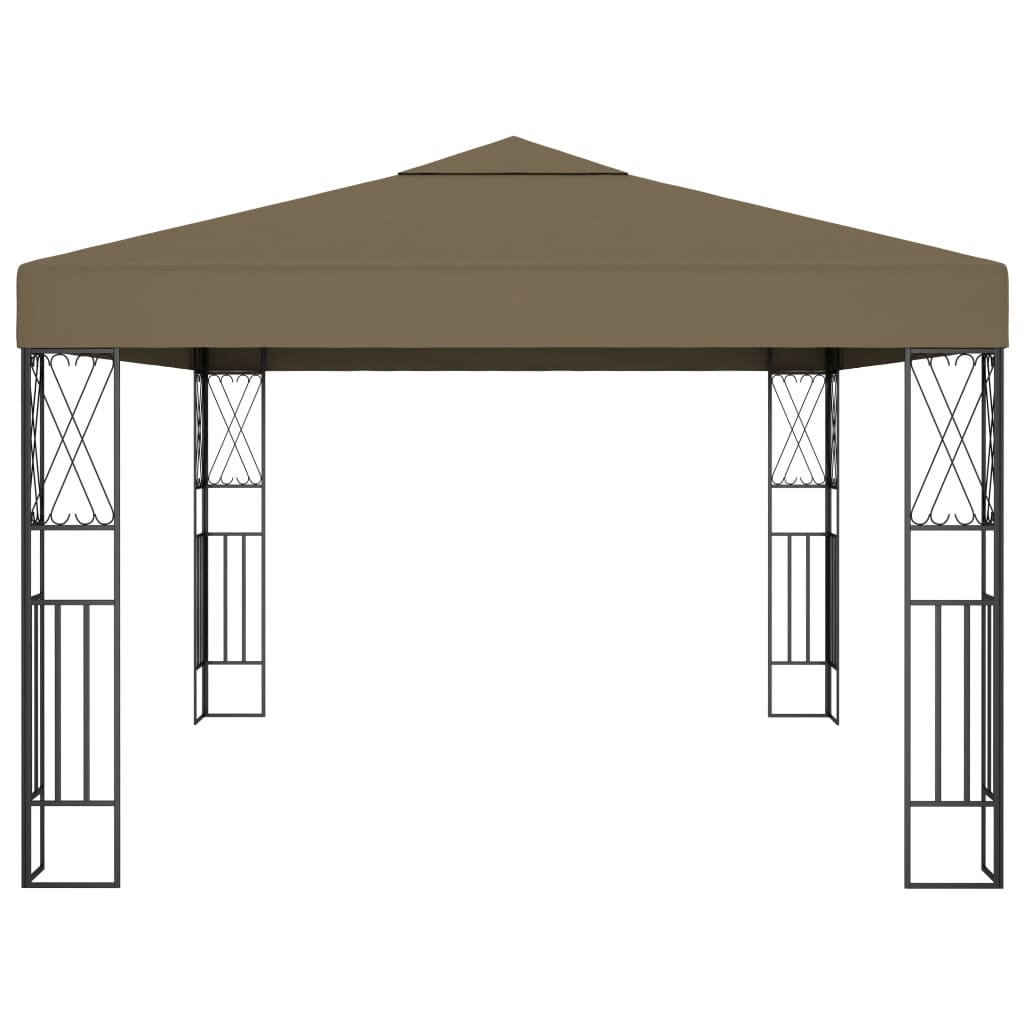 Gazebo 118.1x157.5 Taupe Fabric