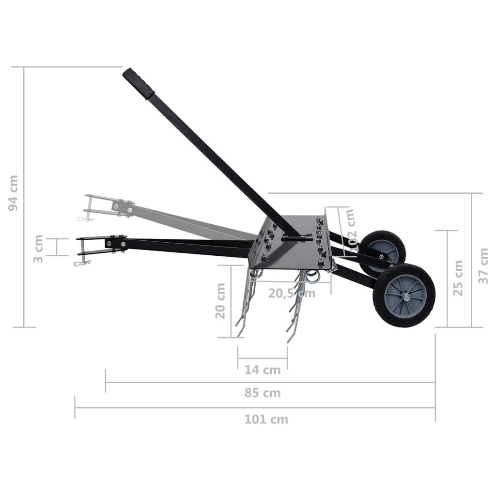 Scarifier for Ride-on Mower 39.4