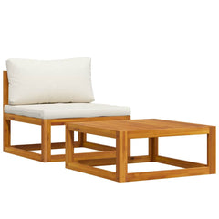 Wooden Sofa Set Cream white