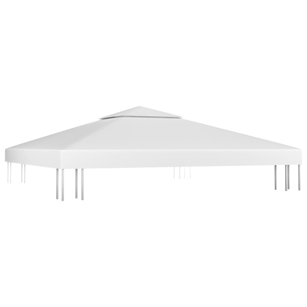 2-Tier Gazebo Top Cover 1 oz/ft?? 9.8'x9.8' White