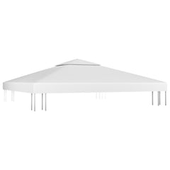 2-Tier Gazebo Top Cover 1 oz/ft?? 9.8'x9.8' White
