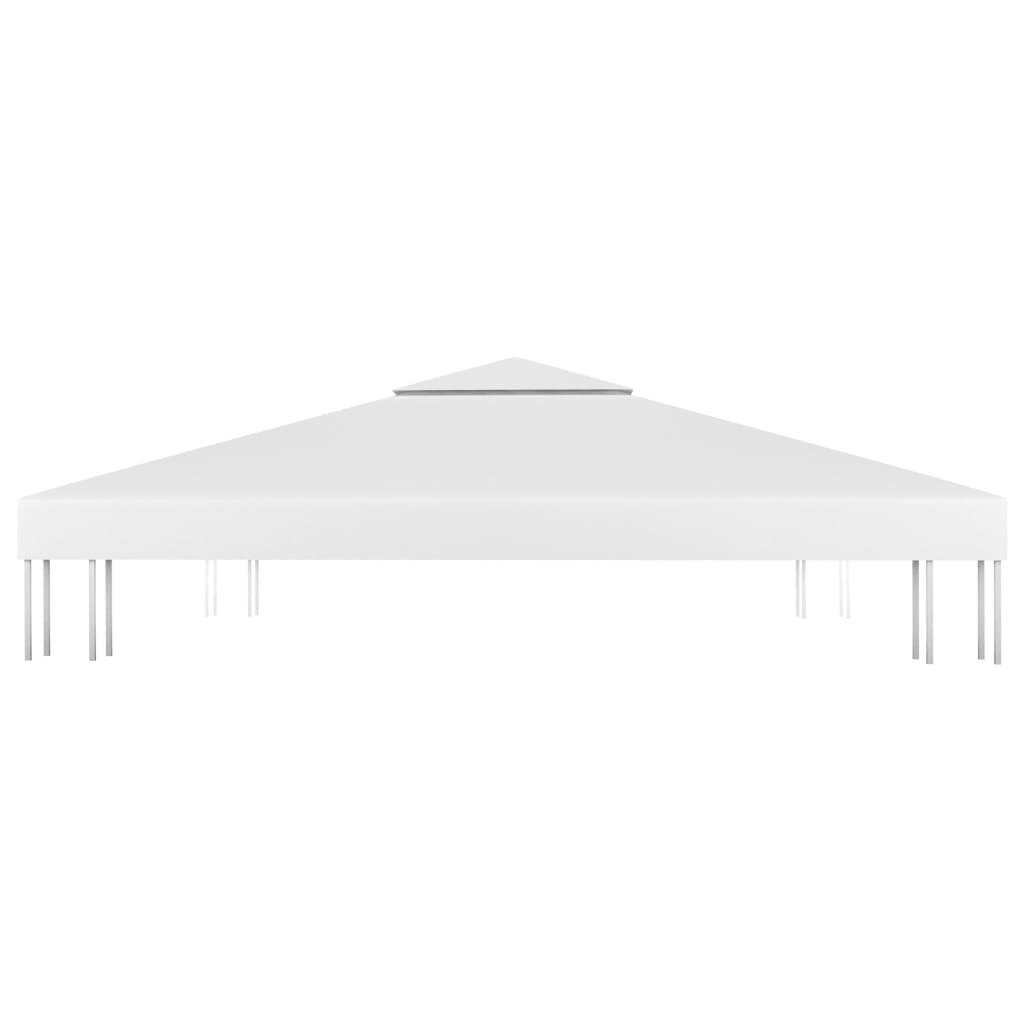 2-Tier Gazebo Top Cover 1 oz/ft?? 9.8'x9.8' White