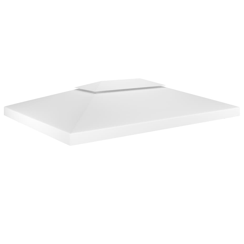 2-Tier Gazebo Top Cover 1 oz/ft?? 13.1'x9.8' White