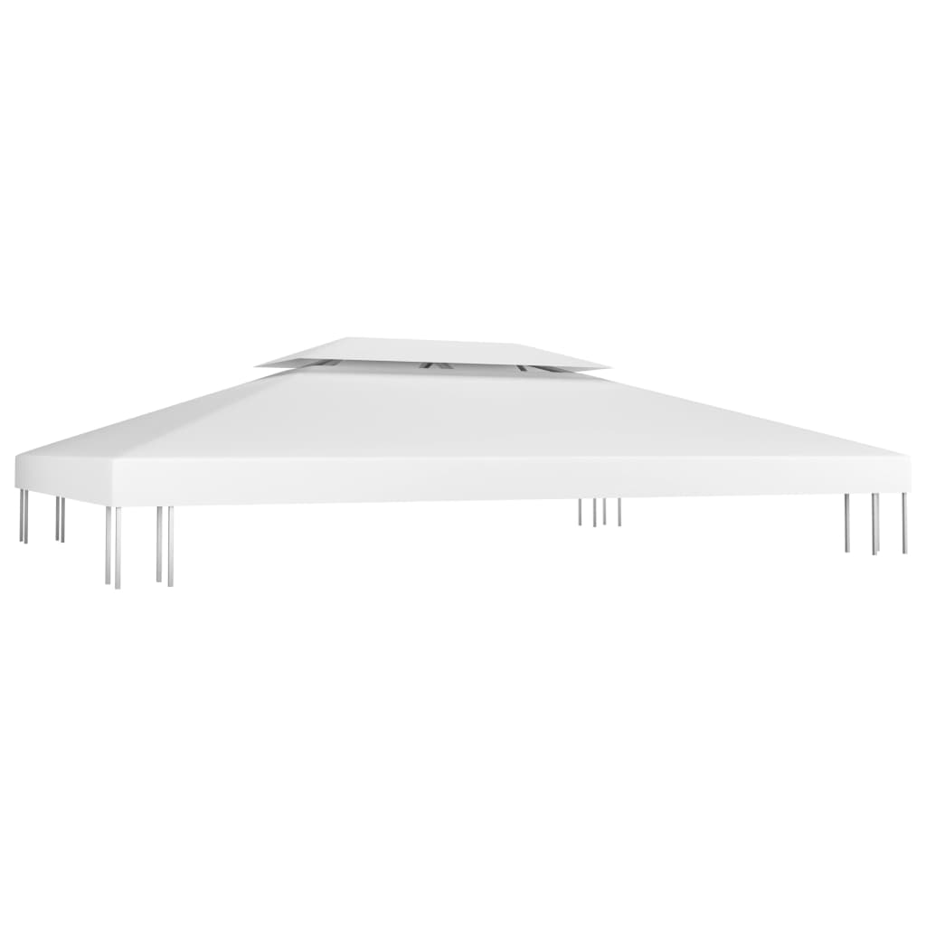 2-Tier Gazebo Top Cover 1 oz/ft?? 13.1'x9.8' White