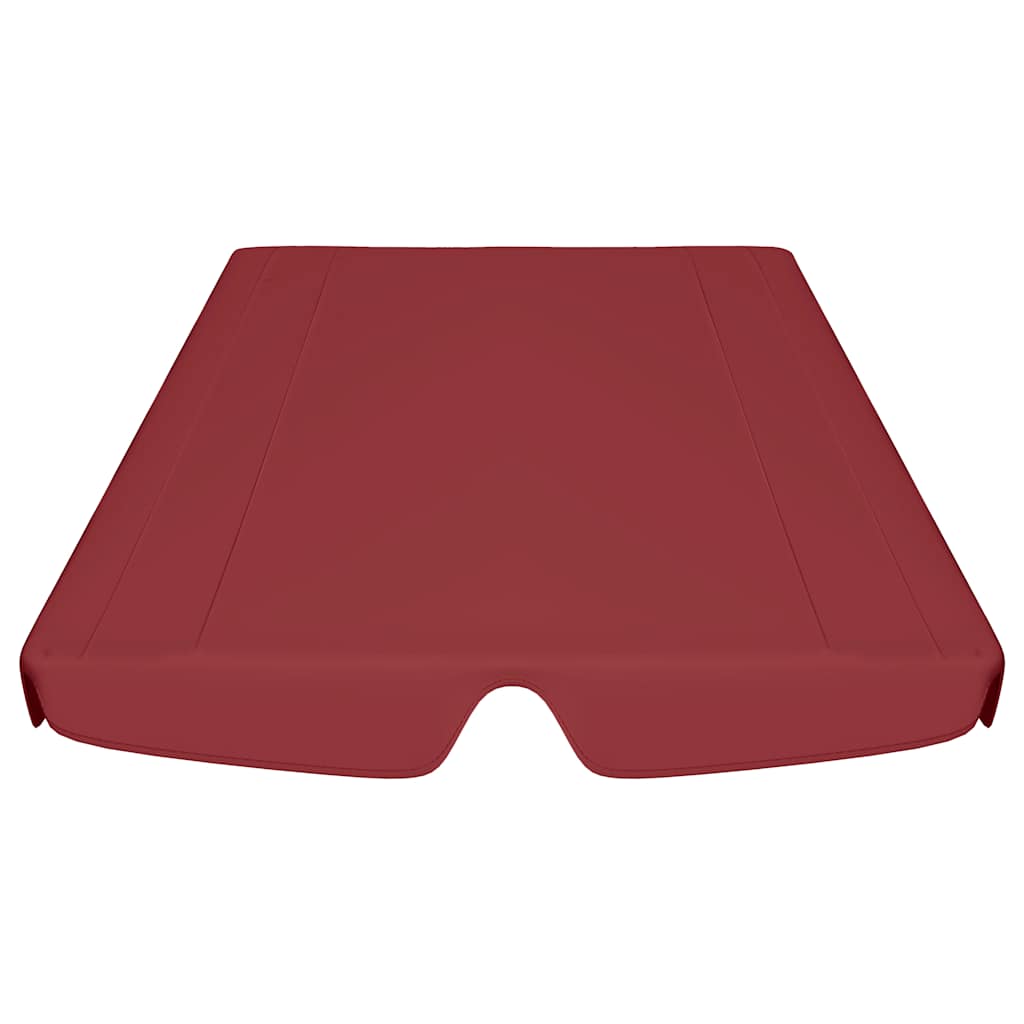 Replacement Canopy for Garden Swing Wine Red 74/66.1x57.1/43.3