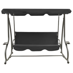 Swing Bench Anthracite PVC-coated fabric, powder-coated steel