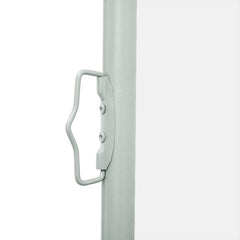 Patio Retractable Side Awning 55.1x236.2 Cream