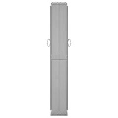 Patio Retractable Side Awning 55.1x472.4 Black