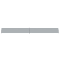 Patio Retractable Side Awning 55.1x472.4 Anthracite