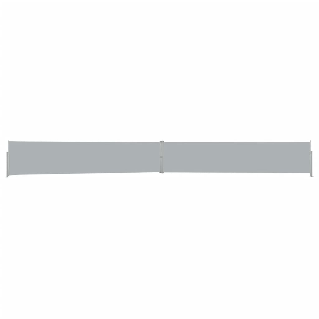Patio Retractable Side Awning 55.1x472.4 Anthracite