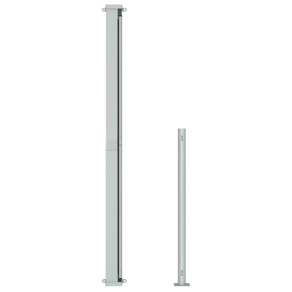Patio Retractable Side Awning 86.6x118.1 Cream
