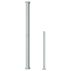 Patio Retractable Side Awning 86.6x196.9 Cream