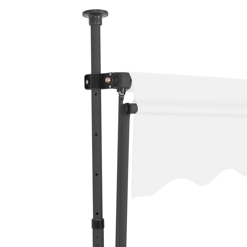 Manual Retractable Awning with LED 137.8 Cream