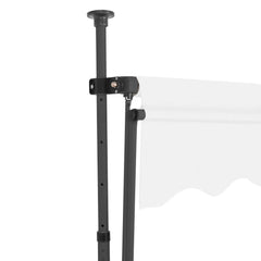Manual Retractable Awning with LED 137.8 Cream