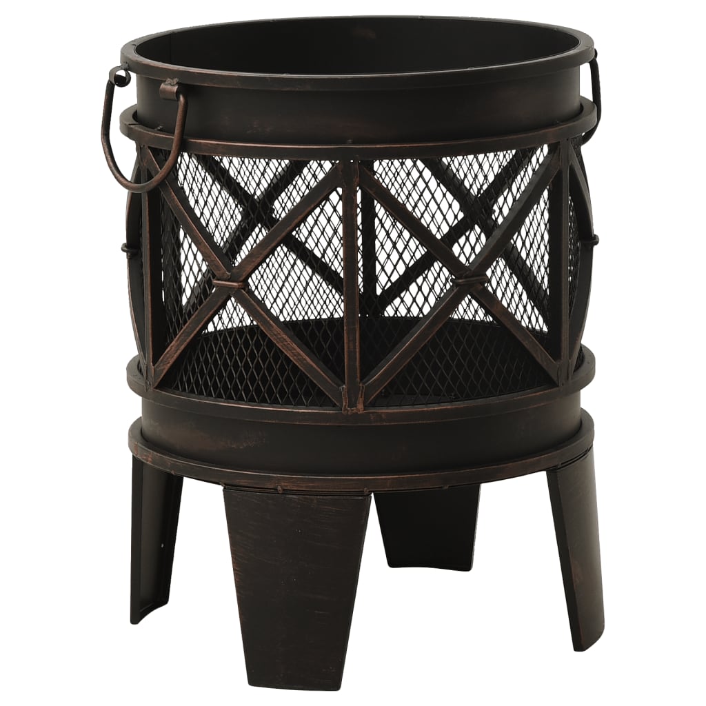 Rustic Fire Pit with Poker ??16.521.3 Steell