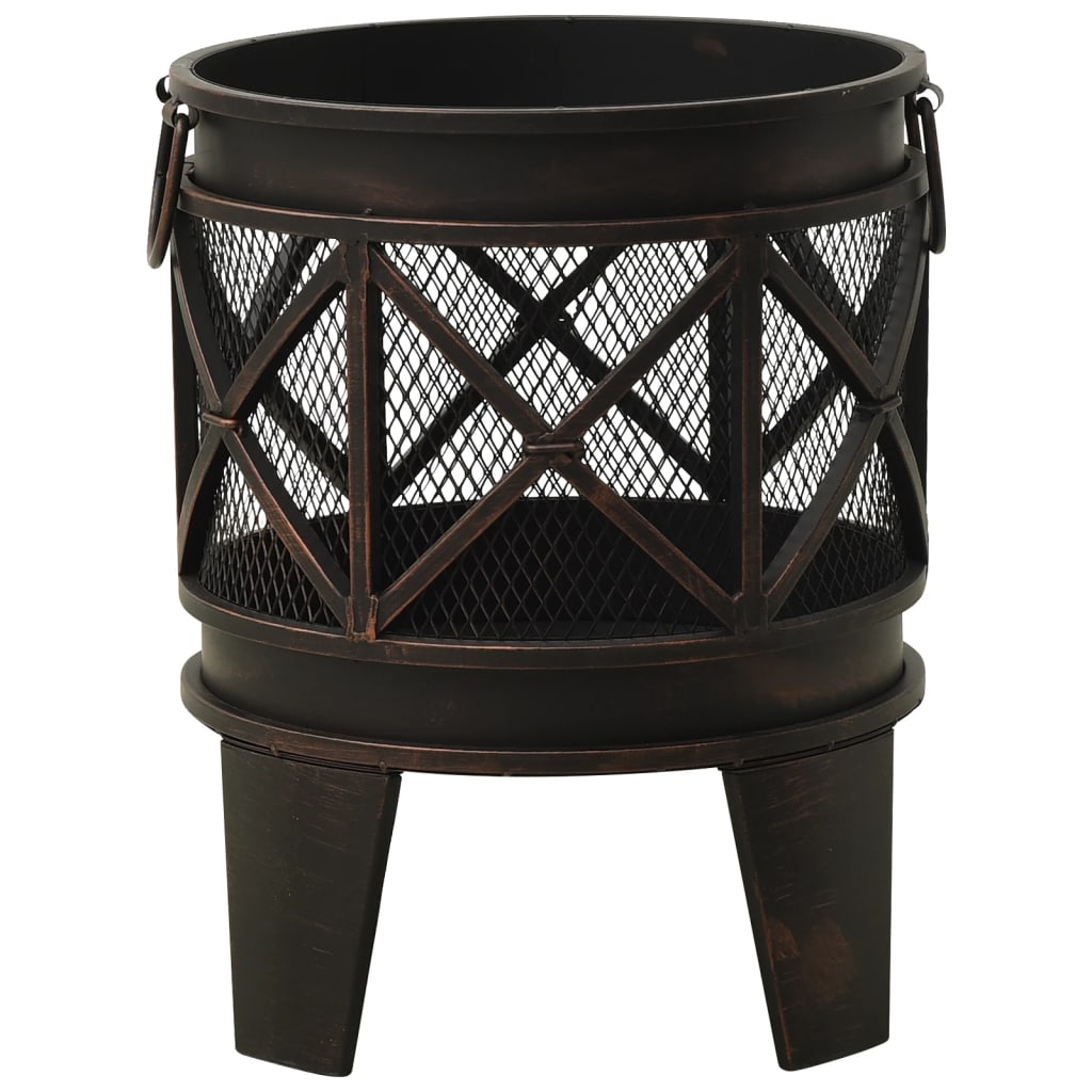 Rustic Fire Pit with Poker ??16.521.3 Steell