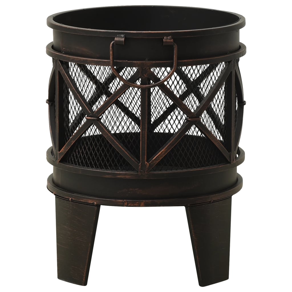 Rustic Fire Pit with Poker ??16.521.3 Steell