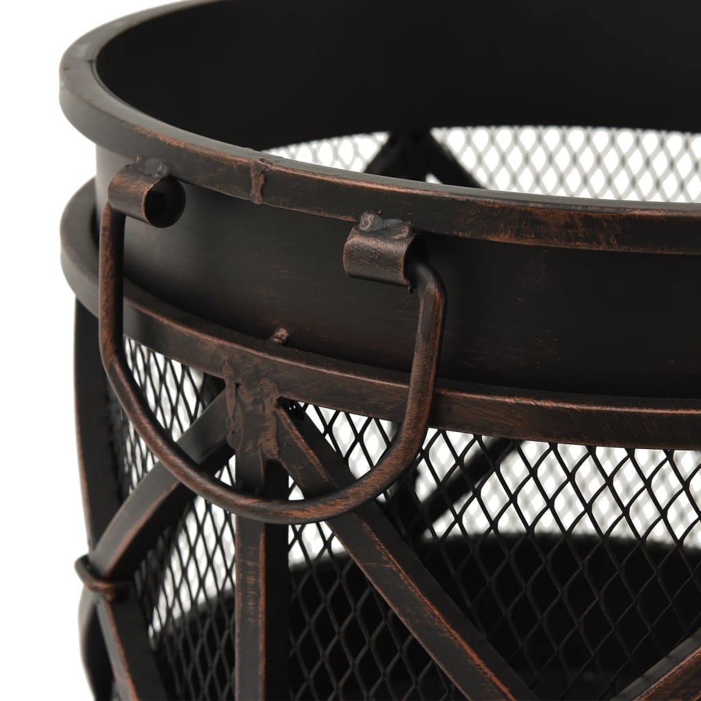 Rustic Fire Pit with Poker ??16.521.3 Steell
