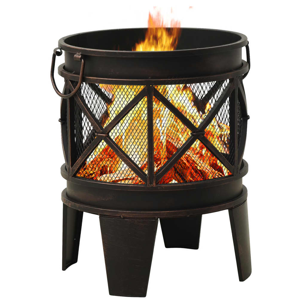 Rustic Fire Pit with Poker ??16.521.3 Steell