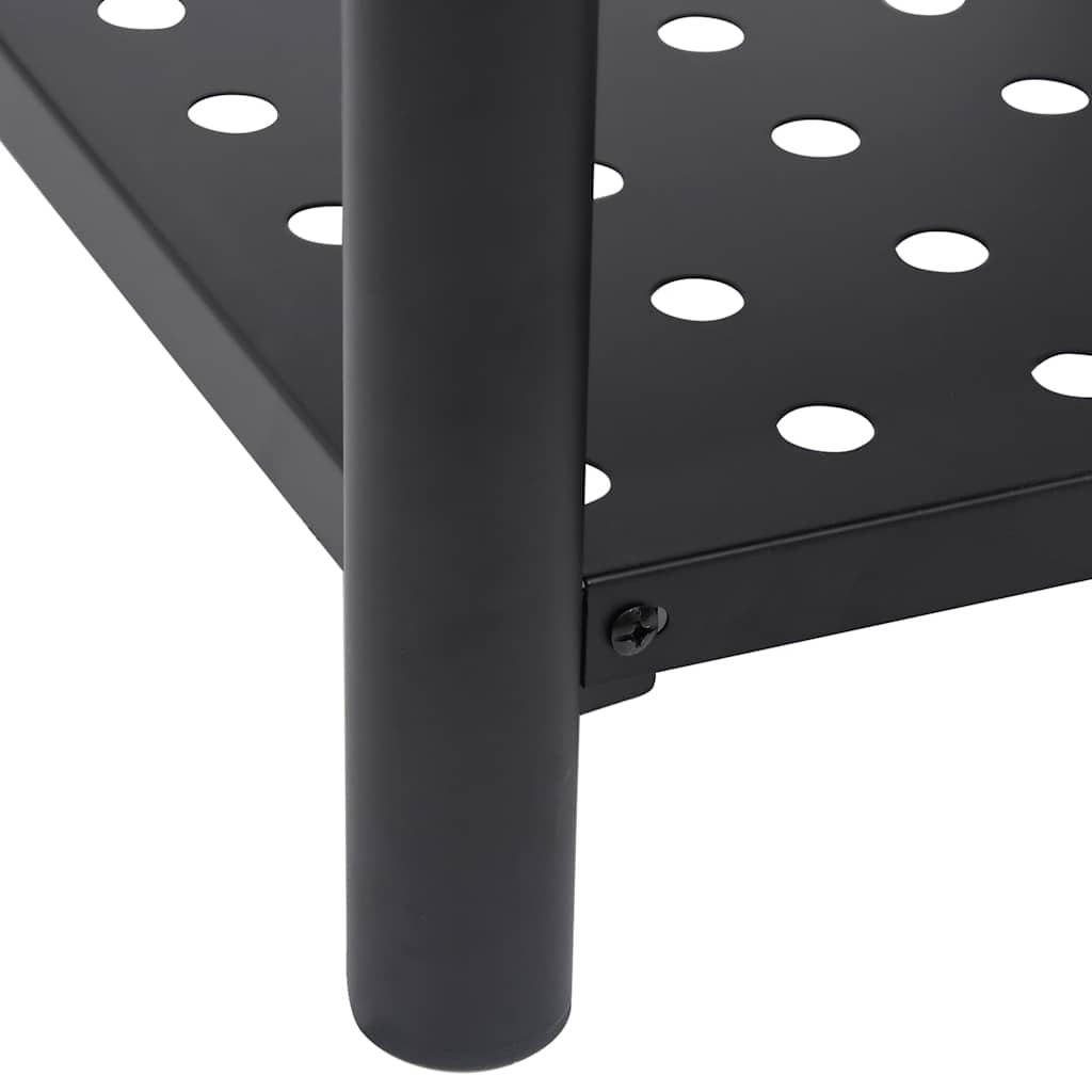 Fire Pit with Poker 21.3x21.3x21.7 Steel