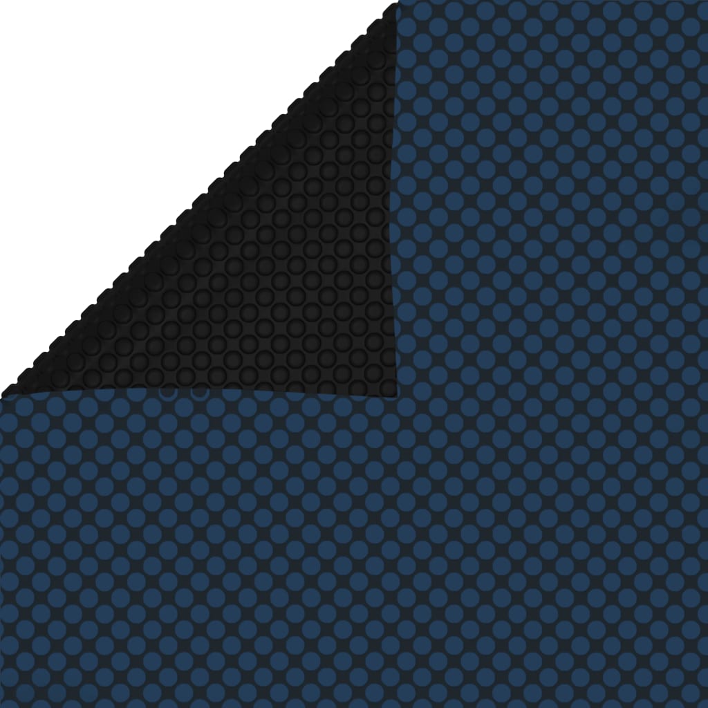 Floating PE Solar Pool Film 383.9x192.1 Black and Blue