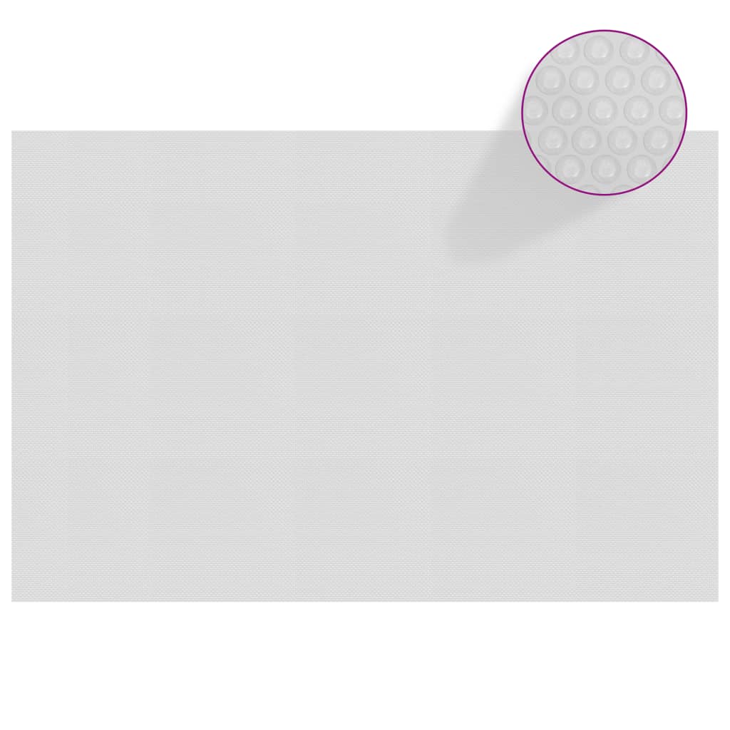 Floating PE Solar Pool Film 118.1x78.7 Gray