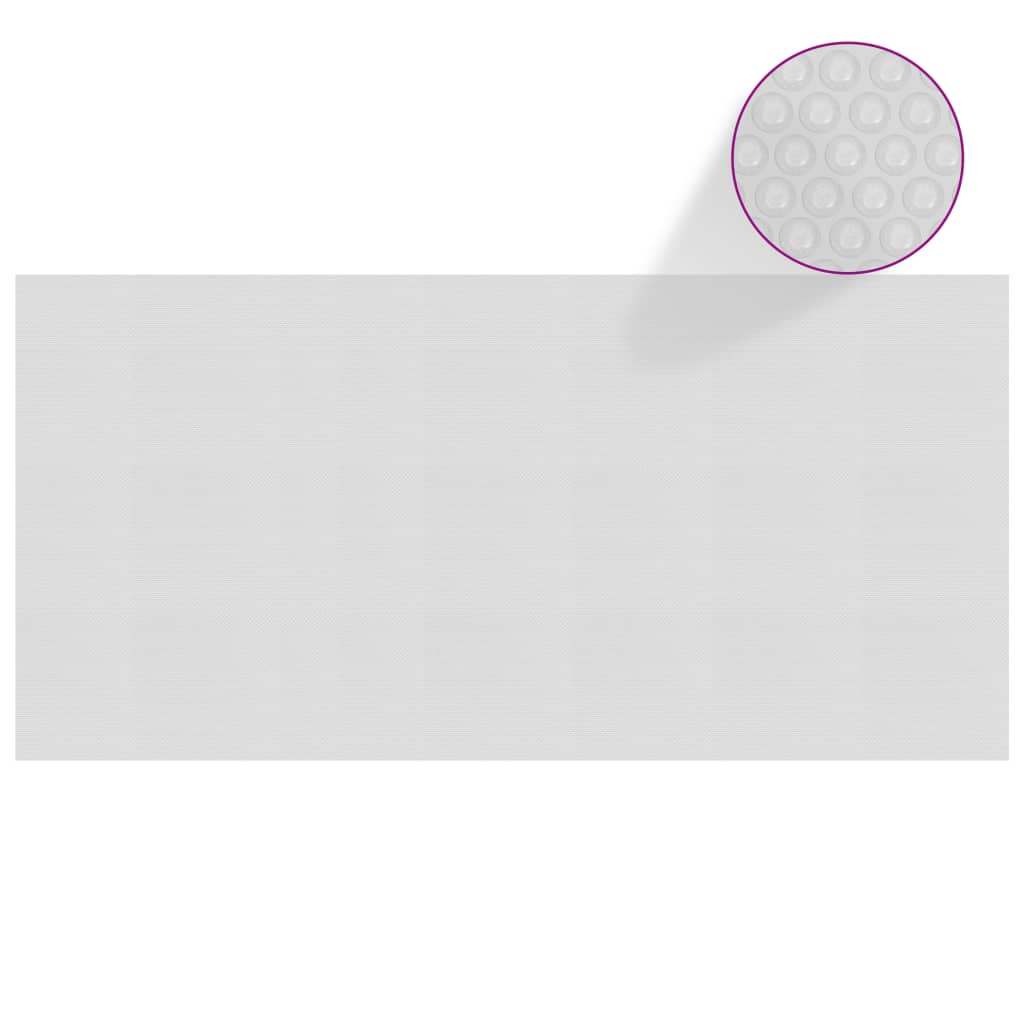 Floating PE Solar Pool Film 177.2x86.6 Gray