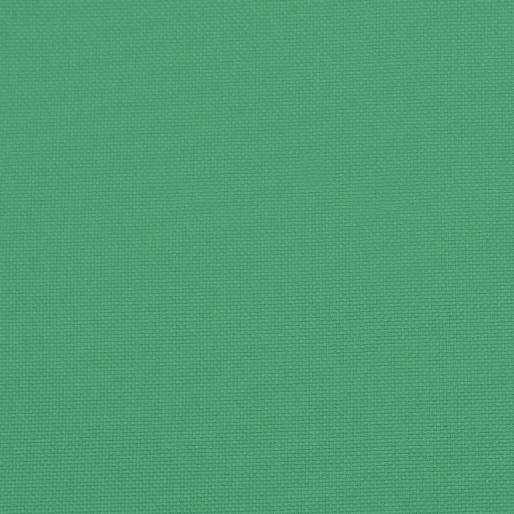 Six green Oxford fabric garden chair cushions, each 15.7x15.7x1.2 inches.