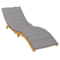 Sun Lounger Cushion Grey