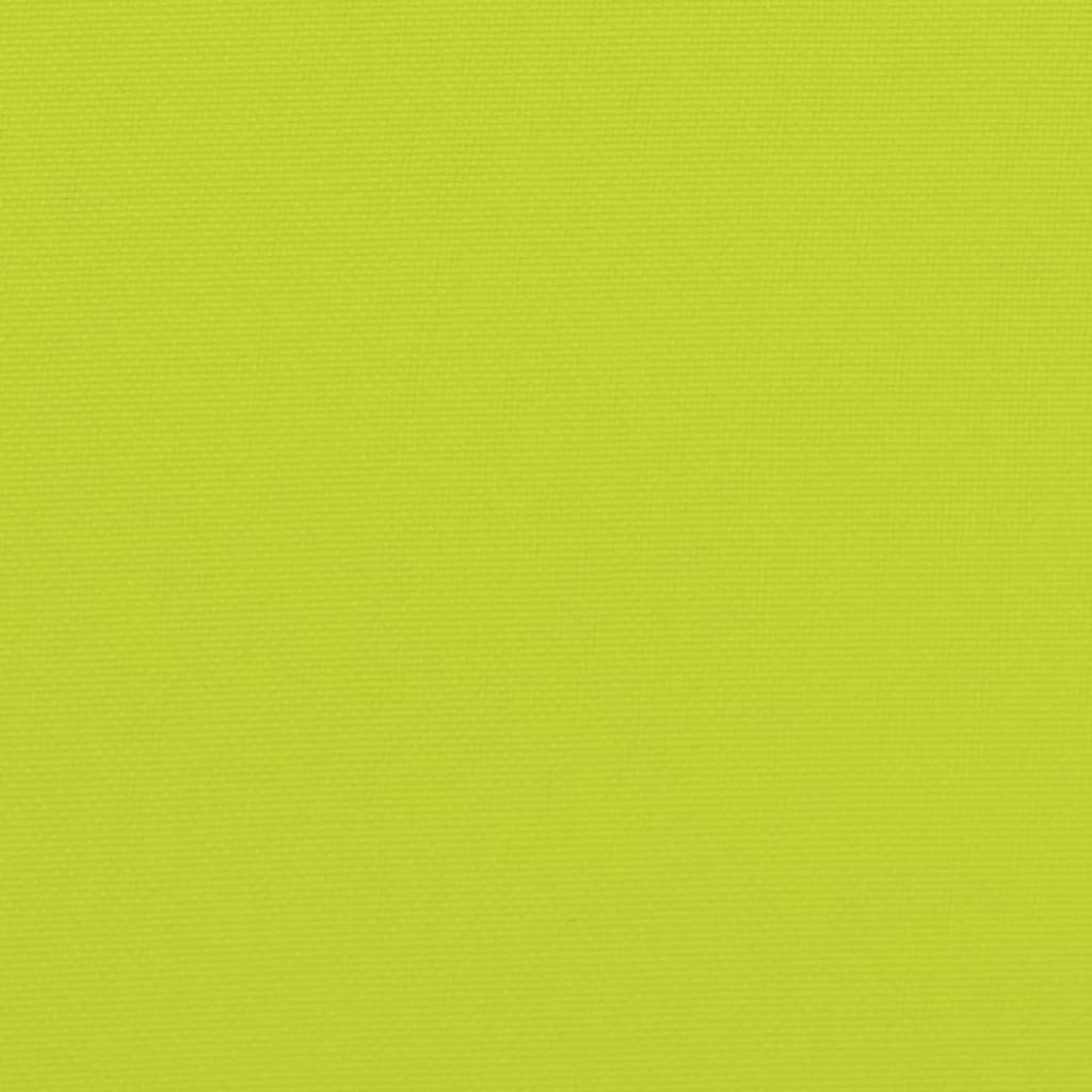 Bright green Oxford fabric sun lounger cushion with non-slip straps and soft foam filling.