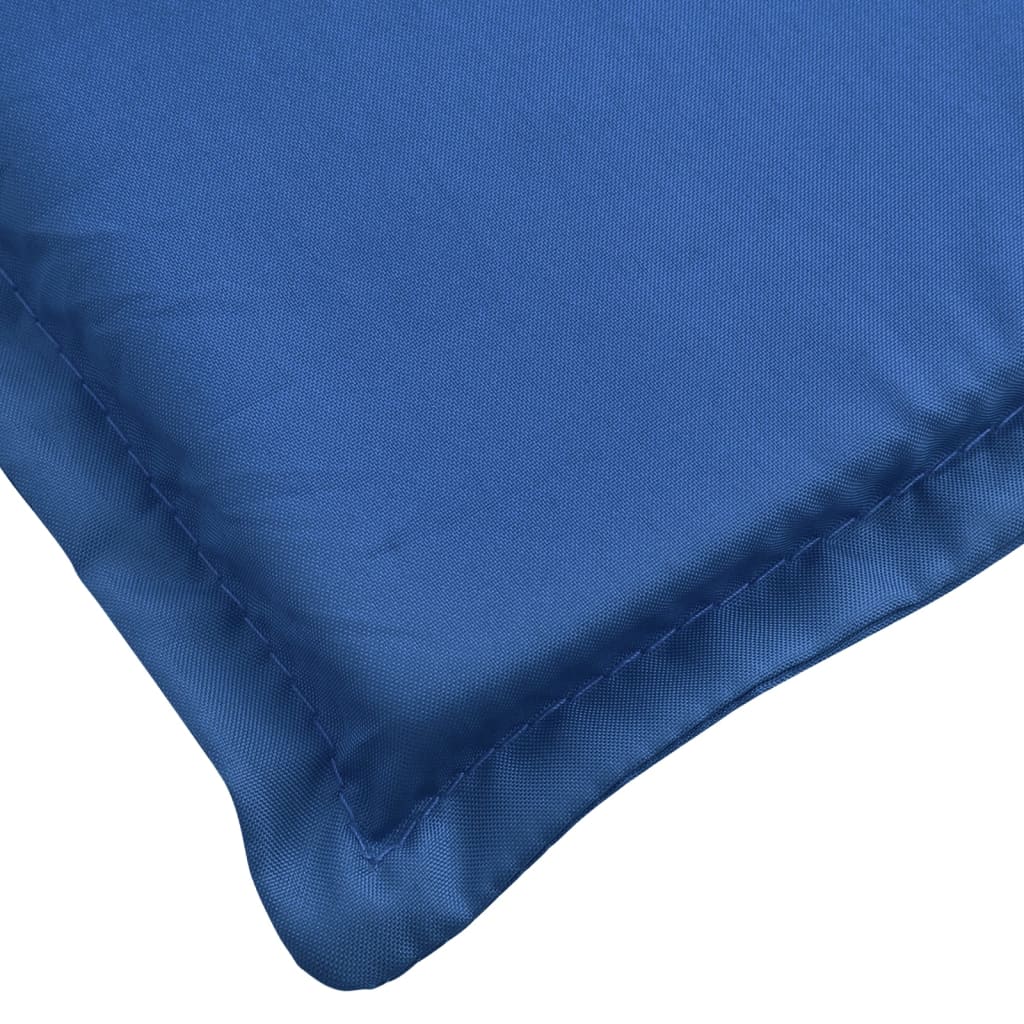 Sun Lounger Cushion Royal Blue 78.7x27.6x1.2 Fabric