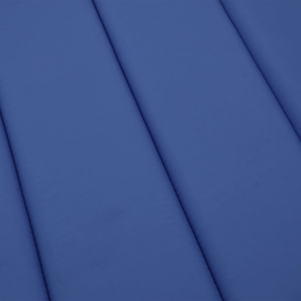 Sun Lounger Cushion Royal Blue 78.7x27.6x1.2 Fabric