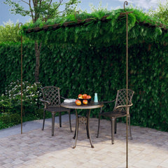 Garden Arch Antique Brown Wrought Iron Large Decorative Inlays