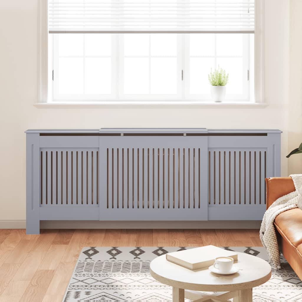 MDF Radiator Cover Gray 80.7