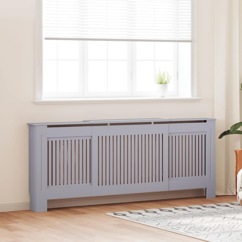 MDF Radiator Cover Gray 80.7