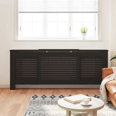 MDF Radiator Cover Black 80.7